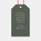 WINTER SLOPES ギフトタグ (裏面)