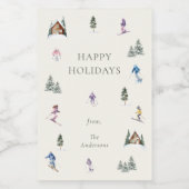 WINTER SLOPES ワインラベル (シングルラベル)