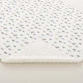 WINTER SLOPES Ski Pattern シェルパブランケット (3/4)