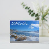 Winter Snow at Blue Mesa Resrvoir, Curecanti NRA ポストカード (スタンド正面)