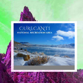 Winter Snow at Blue Mesa Resrvoir, Curecanti NRA ポストカード