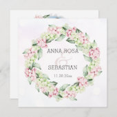 *~* Winter Snow Berry AR12 Boho QR RSVP 結婚's 招待状 (正面/裏面)