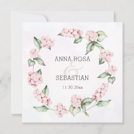 *~* Winter Snow Berry Boho QR RSVP AR12結婚's 招待状