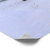 Winter Snow, Bute Park, Cardiff, Wales ポスター (角)