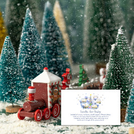 Winter Snow It Take A Village Books ベビーシャワー エンクロージャーカード
