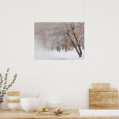 Winter Snow | Lake Kussharo ポスター (キッチン)