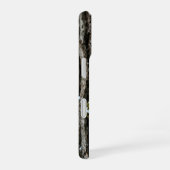 Winter Snow Moss Tree Bark Phone Case iPhone 16ケース (右側面)