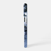 Winter Snow Pine Needles Macro Phone Case iPhone 16ケース (左側面)