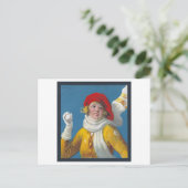 Winter Snowball Fightingはがき ポストカード (スタンド正面)