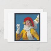 Winter Snowball Fightingはがき ポストカード (正面/裏面)