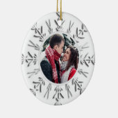 Winter Snowflake 1st Christmas Together写真 セラミックオーナメント (右)