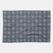 Winter Snowflake Kitchen Towels キッチンタオル (横)