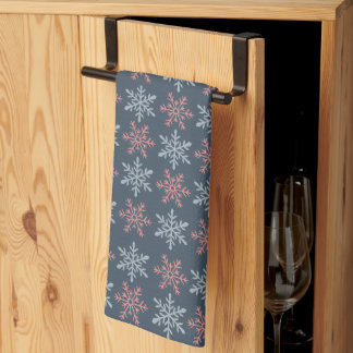 Winter Snowflake Kitchen Towels キッチンタオル