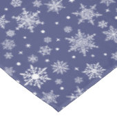 Winter Snowflake Monogram Tablecloth テーブルクロス (アングル)