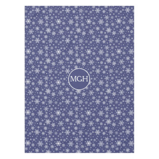 Winter Snowflake Monogram Tablecloth テーブルクロス