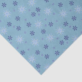 Winter Snowflake Pattern Blue 薄葉紙 (詳細)