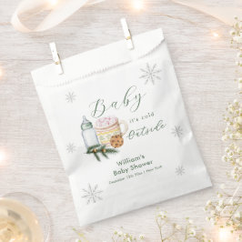 Winter Snowflake S'more Cookie Baby Shower  フェイバーバッグ