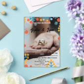 Winter Snowflake Wedding Invitation アクリル招待状 (インサイチュ (ウェディング))