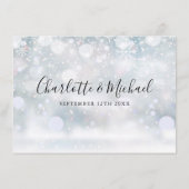 Winter Snowflakesの詳細情報 エンクロージャーカード (裏面)