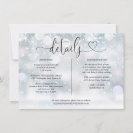 Winter Snowflakesハートスクリプト詳細情報 招待状