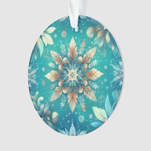 Winter Snowflakes  オーナメント (正面)