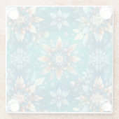 Winter Snowflakes  ガラスコースター (裏面)