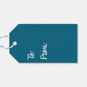 Winter Snowflakes  ギフトタグ (裏面横)