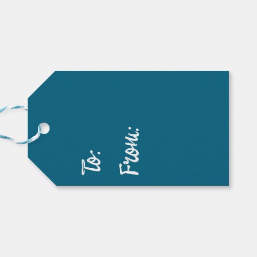 Winter Snowflakes  ギフトタグ (裏面横)