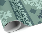 Winter Snowflakes Nordic Wrapping Paper ラッピングペーパー (ロールコーナー)
