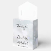 Winter Snowflakes Signature 結婚 Script's フェイバーボックス (オープン)