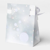 Winter Snowflakes Signature 結婚 Script's フェイバーボックス (裏面サイド)