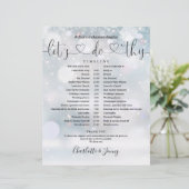 Winter Snowflaks Scriptのスケジ結婚ュールタイムライン (スタンド正面)