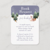 Winter Snowglobe Book Request エンクロージャーカード (正面)