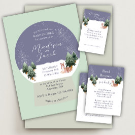 Winter Snowglobe Book Request エンクロージャーカード