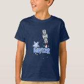 Winter Snowman Kids Tshirt Tシャツ (正面)