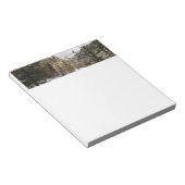 Winter Snowy Mountain Scene in Montana ノートパッド (アングル)