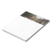 Winter Snowy Mountain Scene in Montana ノートパッド (回転)