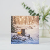 Winter Solstice Candles in the Snow (スタンド正面)