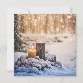 Winter Solstice Candles in the Snow (正面)