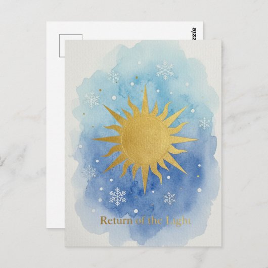 Winter Solstice Postcard ポストカード (正面/裏面)