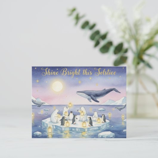 Winter Solstice Postcard ポストカード (スタンド正面)