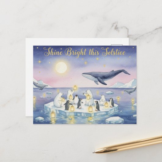 Winter Solstice Postcard ポストカード (正面/裏面インサイチュ)