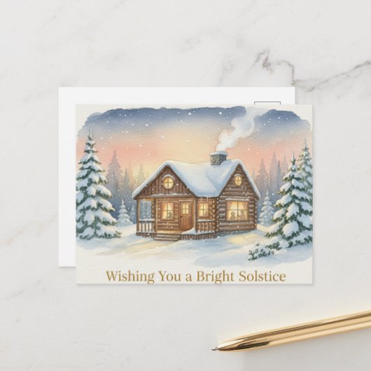 Winter Solstice Postcard ポストカード (正面/裏面インサイチュ)