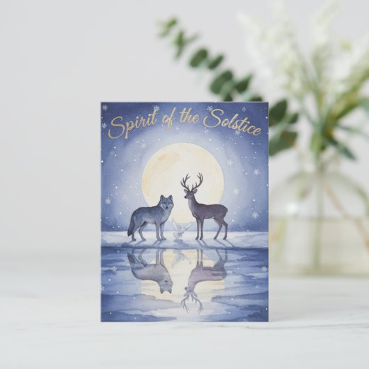 Winter Solstice Postcard ポストカード (スタンド正面)