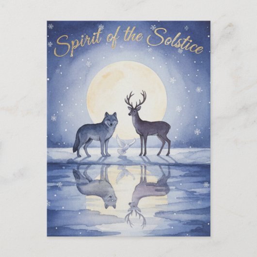 Winter Solstice Postcard ポストカード (正面)