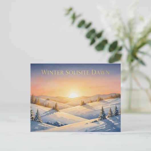 Winter Solstice Postcard ポストカード (スタンド正面)