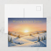Winter Solstice Postcard ポストカード (正面/裏面)