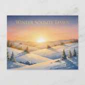 Winter Solstice Postcard ポストカード (正面)