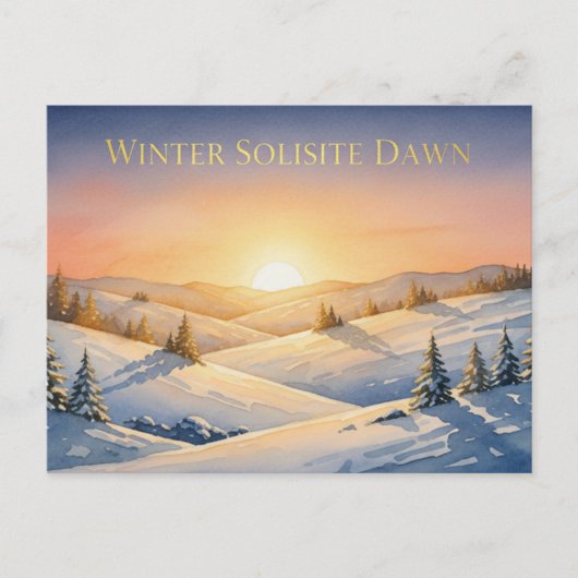 Winter Solstice Postcard ポストカード (正面)
