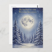 Winter Solstice Postcard ポストカード (正面/裏面)